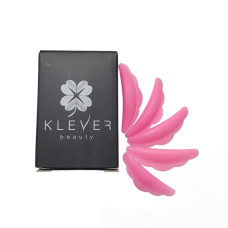 Силіконові валики для ламінування вій Pink Klever Beauty