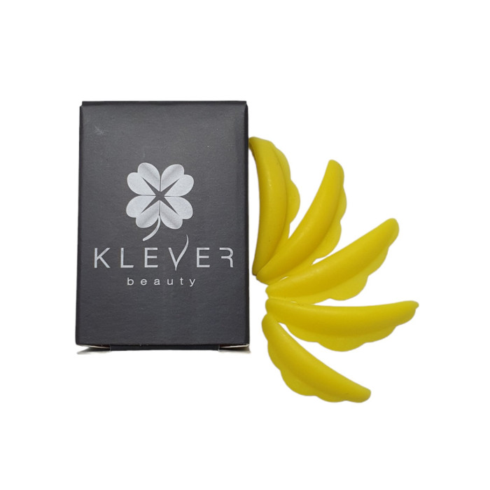 Силіконові валики для ламінування вій Yellow Klever Beauty